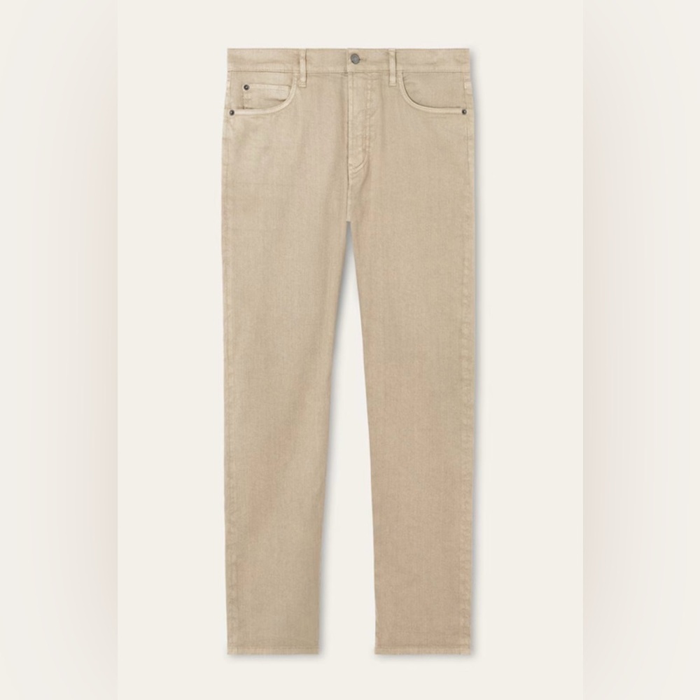 Loro Piana Mens Quarona Bull Linen/Cotton Stretch Dyed Jeans Size 32